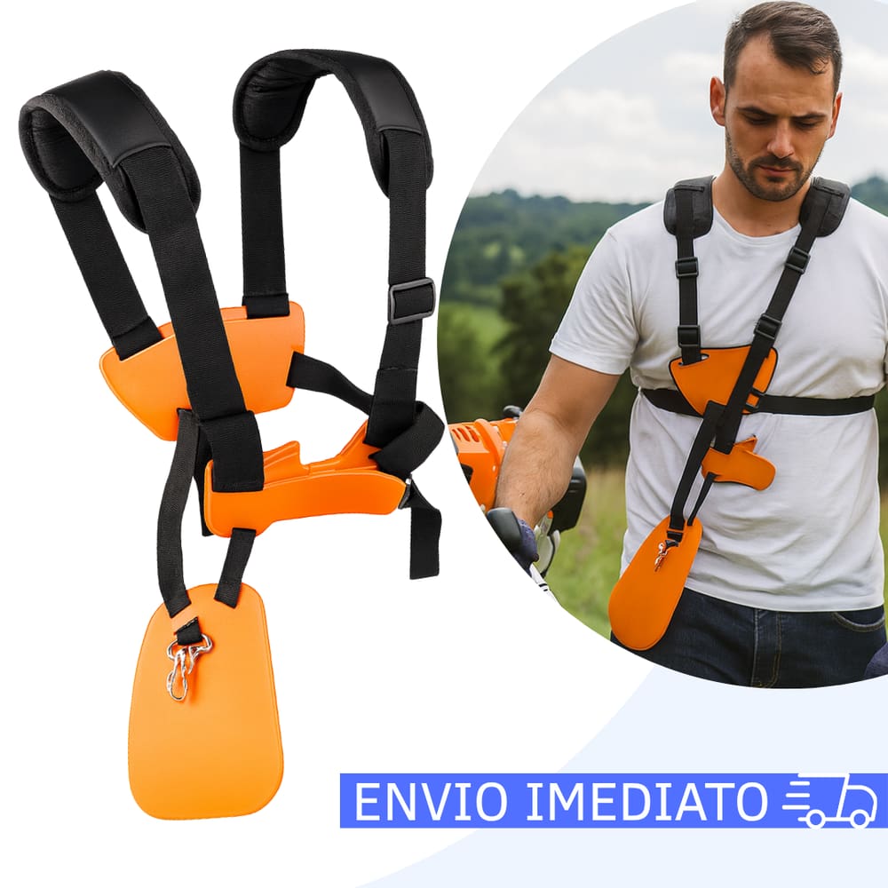 Colete Cinto Para Roçadeiras Husqvarna Stihl Laranja