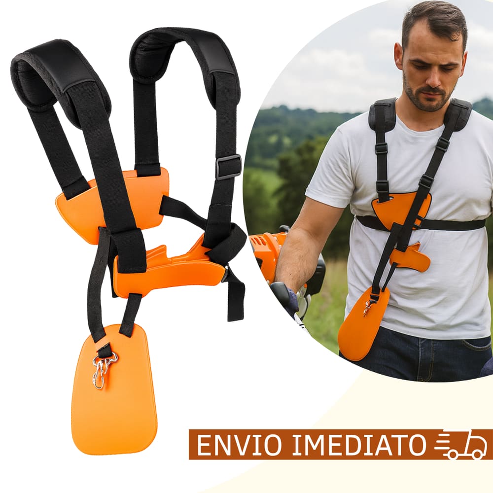 Cinto Colete Para Roçadeiras Stihl-husqvarna Laranja