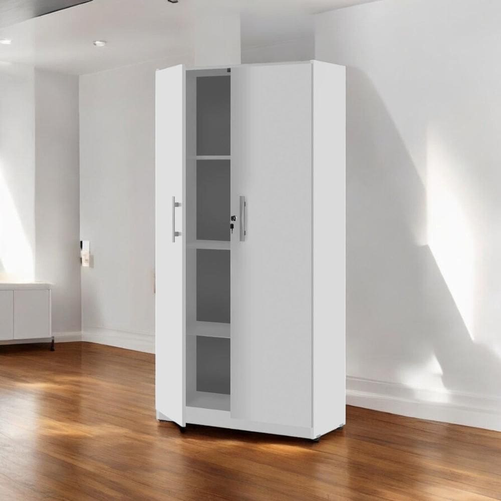 Armário Multiuso 02 Portas Light Branco