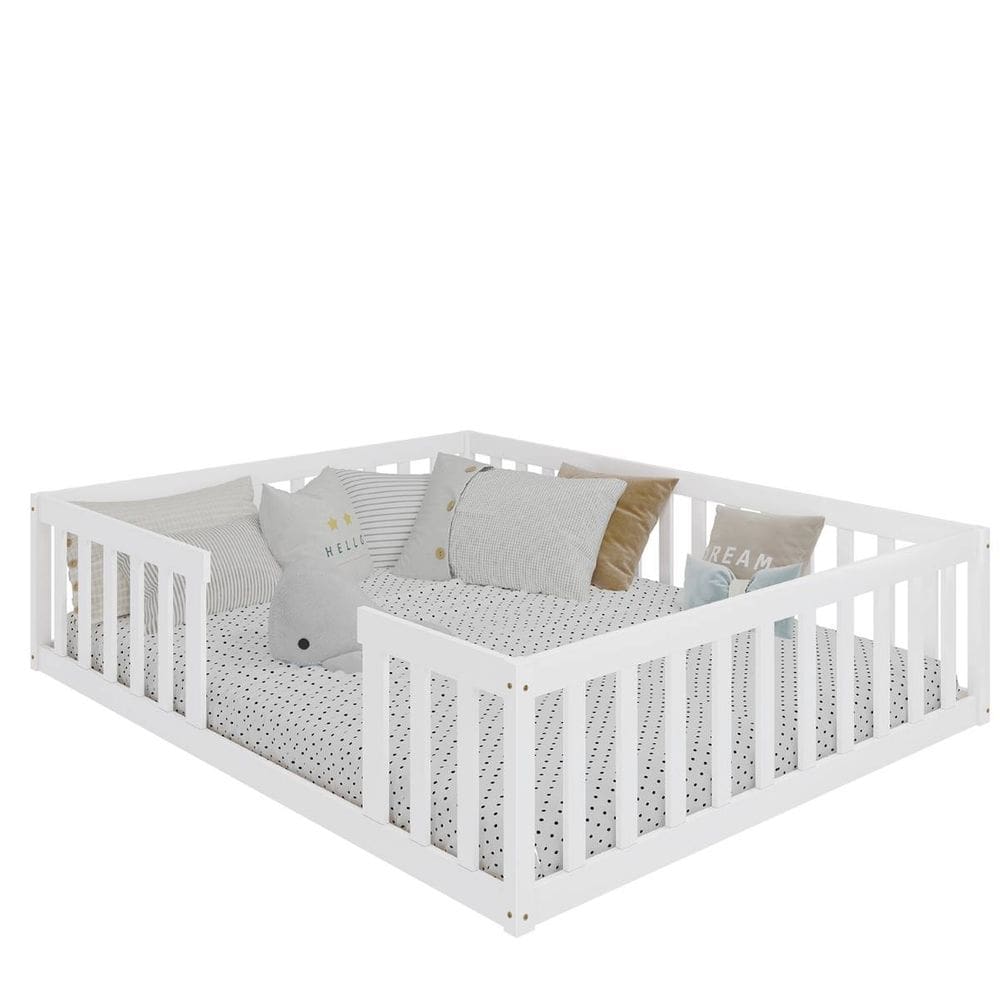 Cama Queen Montessoriana Branco