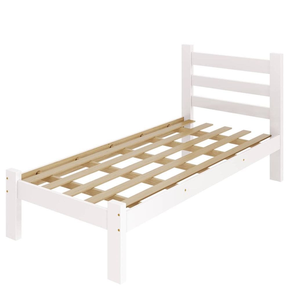 Cama Solteiro Rubi New Branco