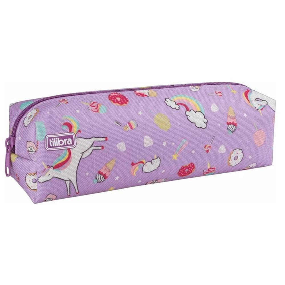 Estojo minibox 347281 Happy Lilás Tilibra