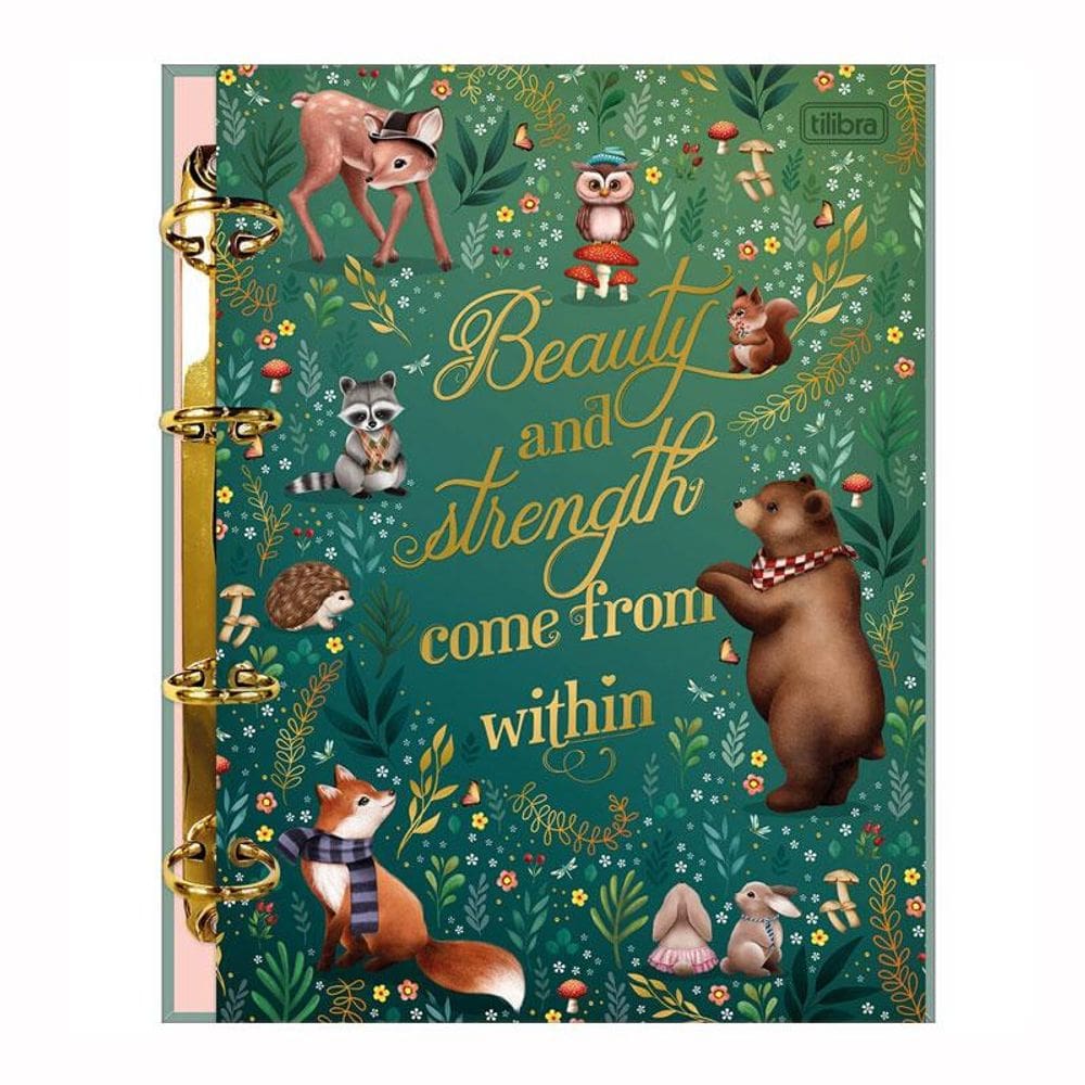 Fichário colegial 4 argolas Loveland 351393 Tilibra