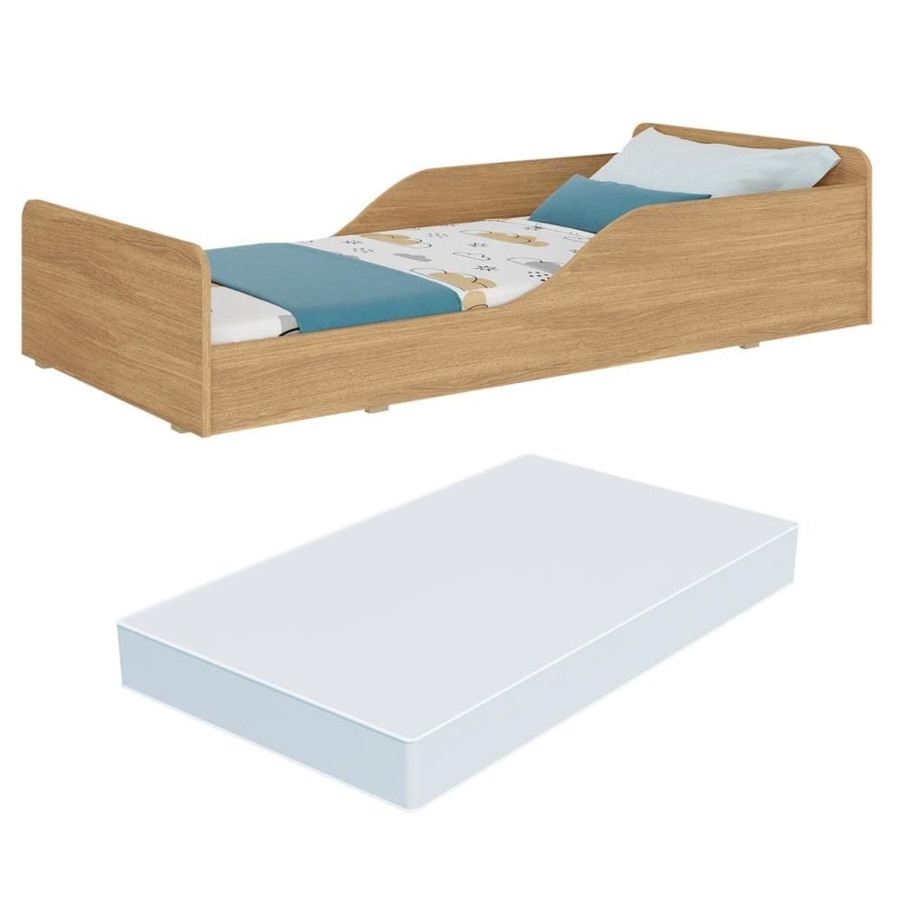 MP - Cama Infantil Montessoriana com Colcha o