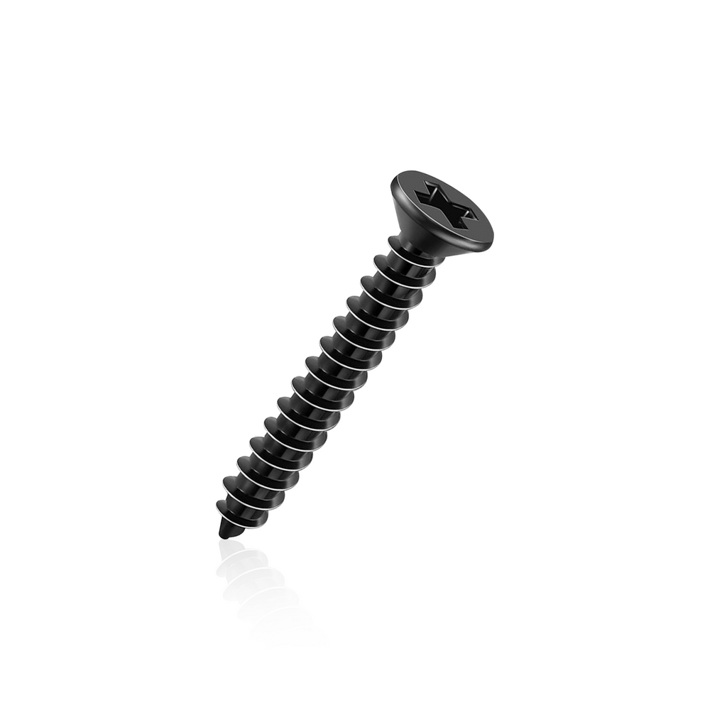 Parafuso Cabeça Chata Philips Preto 3,0 X 25 Mm - 100 Gramas