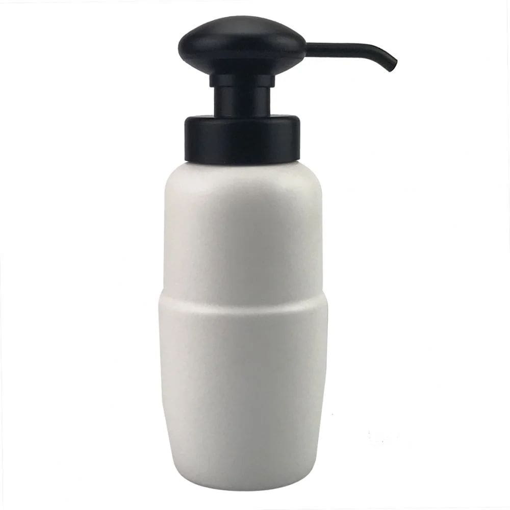 Porta Sabonete Liquido de Porcelana Branco 20cm ZO0023 BTC