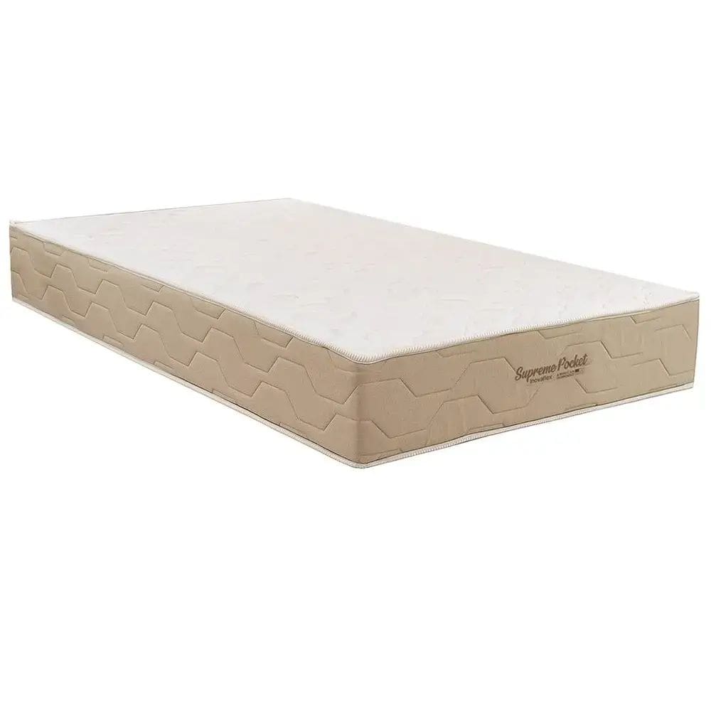Colchão Supreme Solteiro Molas Ensacadas 25x188x88 Inovaflex Cor Bege