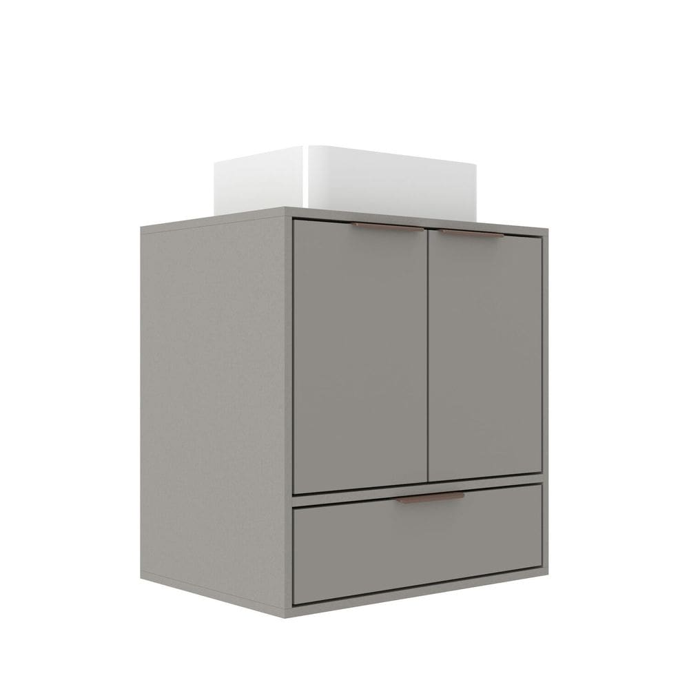 Gabinete para Banheiro Prime Yescasa Cimento