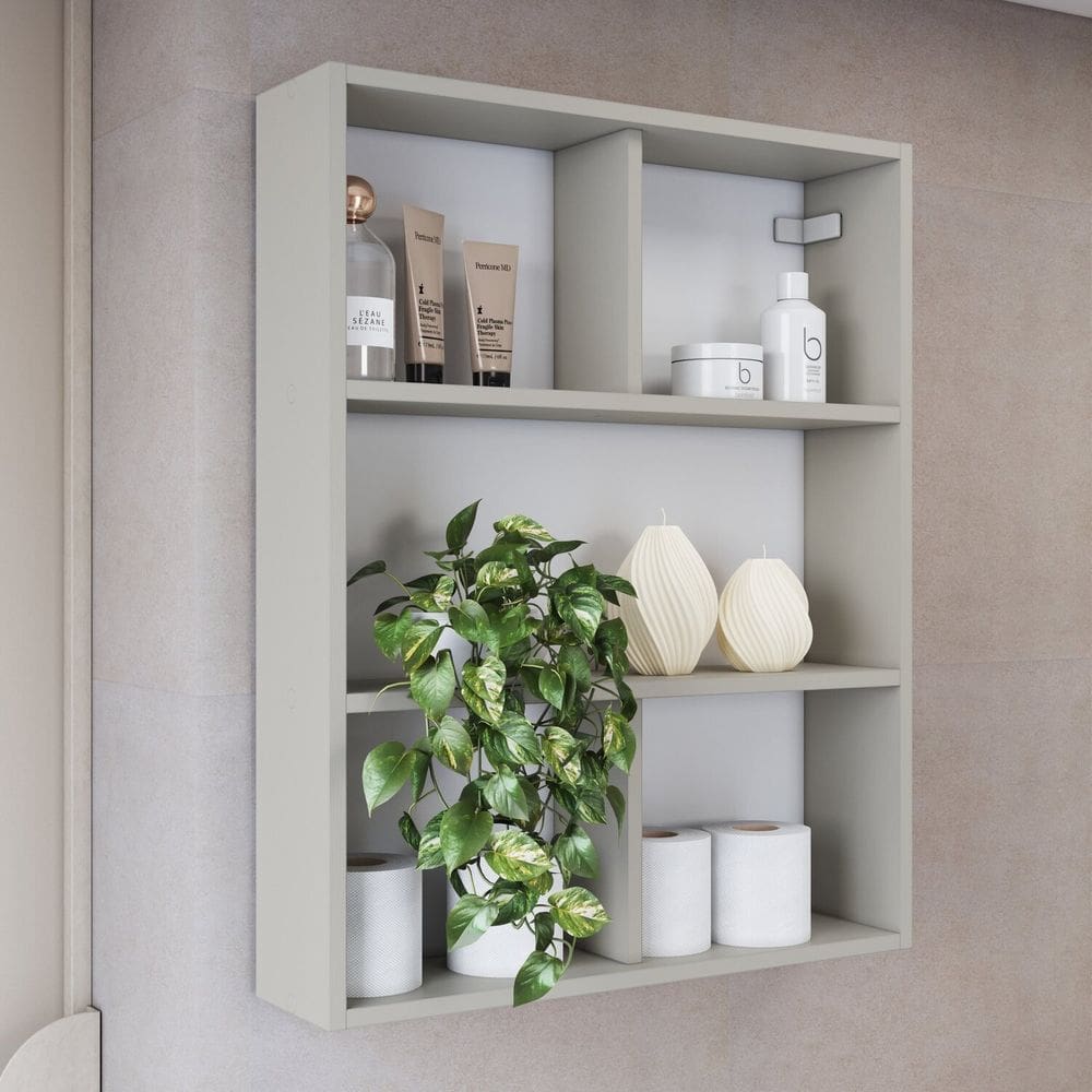 Nicho para Banheiro Organizador com Pratelerias Arenas