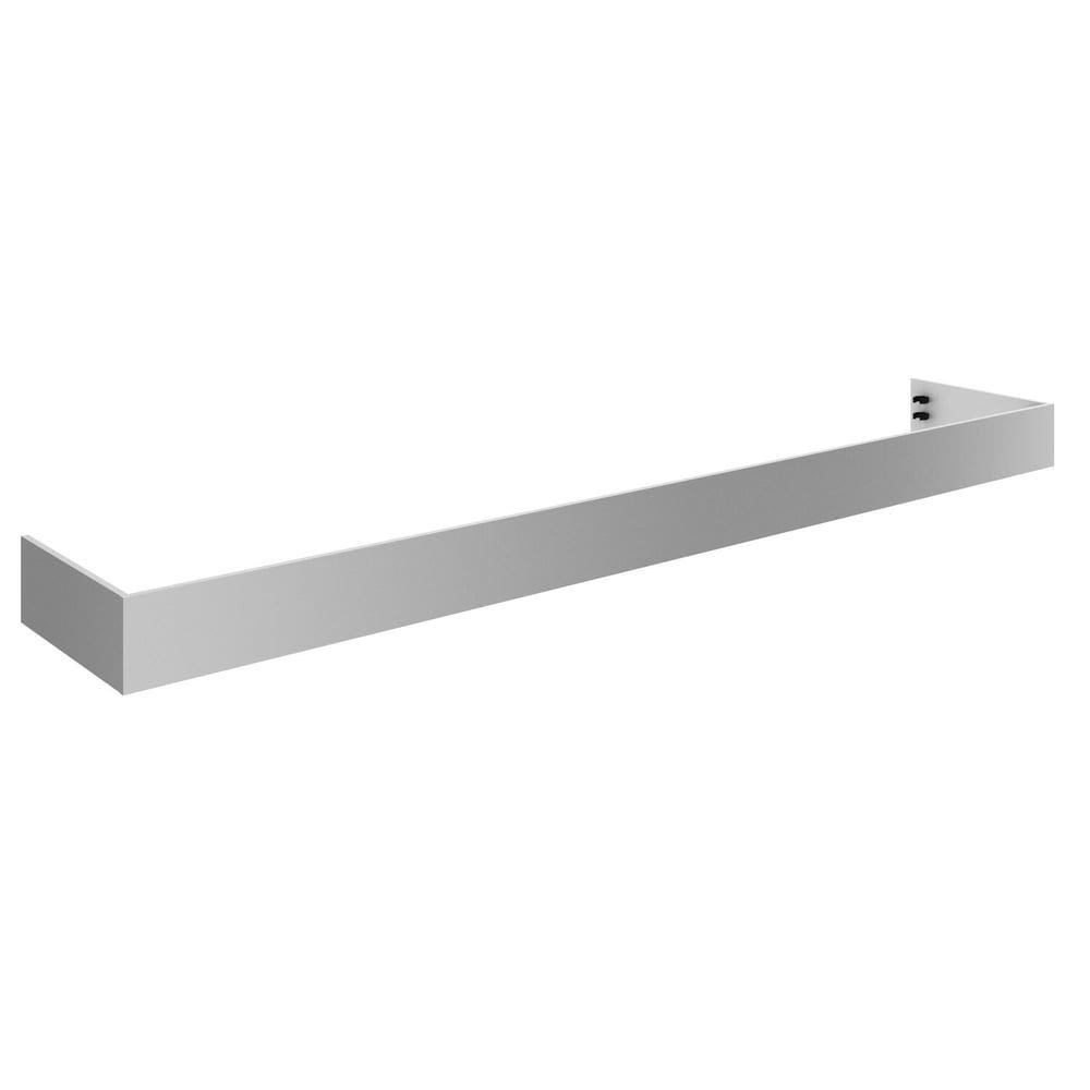 Conjunto Rodapé 17cm X 270cm Mdf Cz3338 Branco