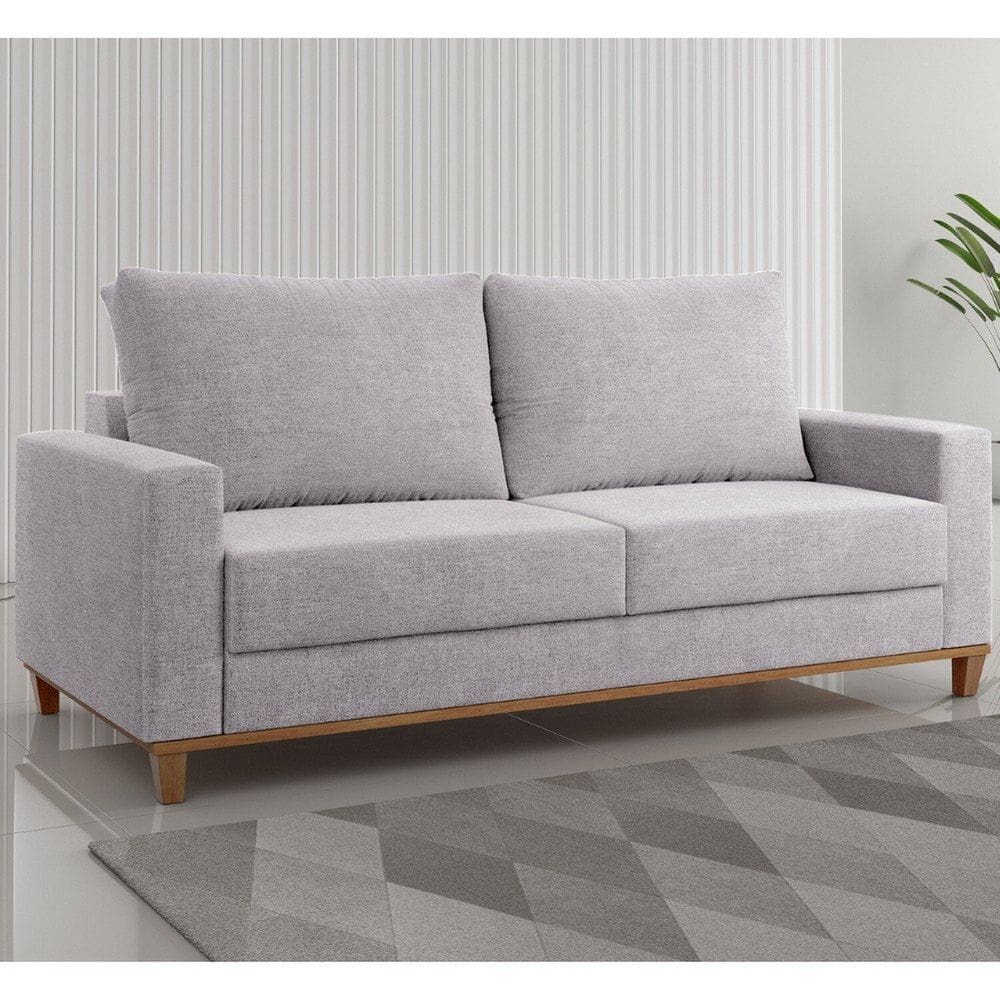 Sofá Living 3 Lugares 180cm Linhão Livia Juta