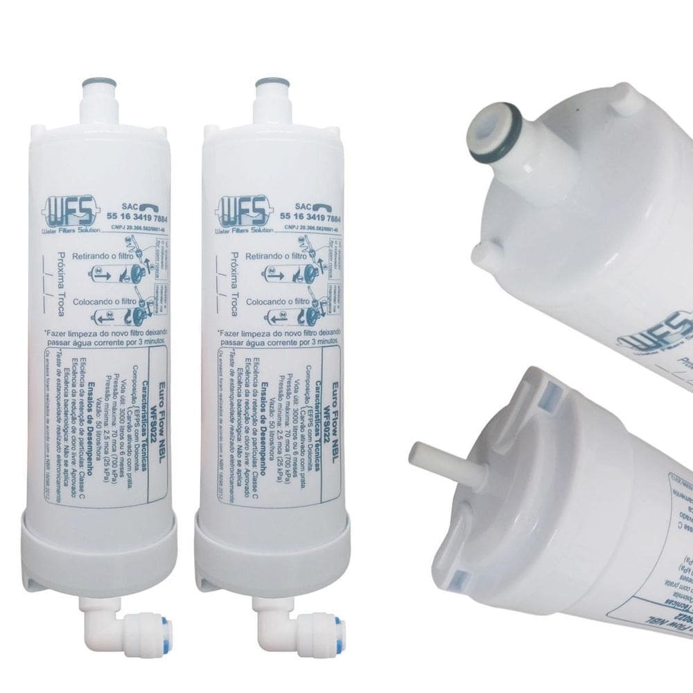 Kit 2 Filtro Refil Compatível Purificador Europa Noblesse