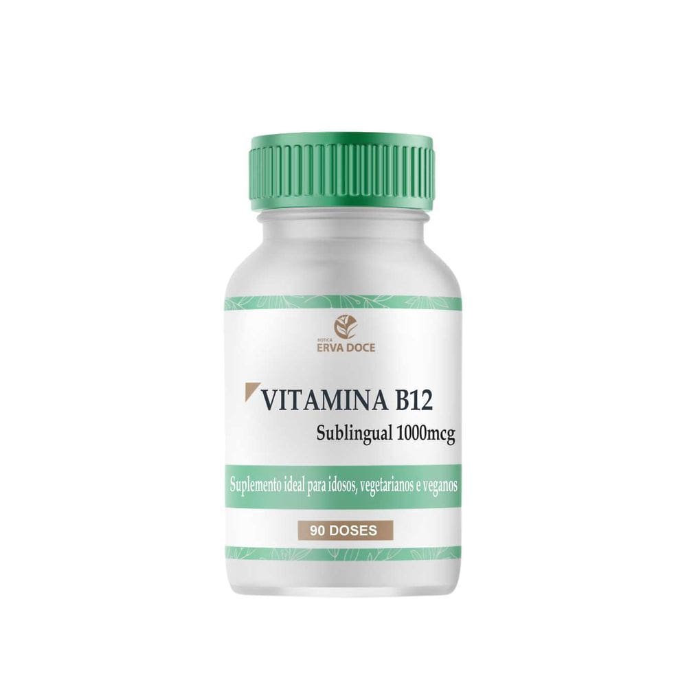 Vitamina B12 1000Mcg 90 Capsulas Sublinguais