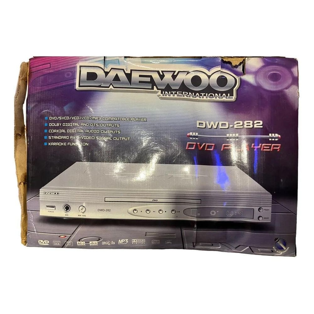 Dvd Player Daewoo Dwd-282 Sem Microfone