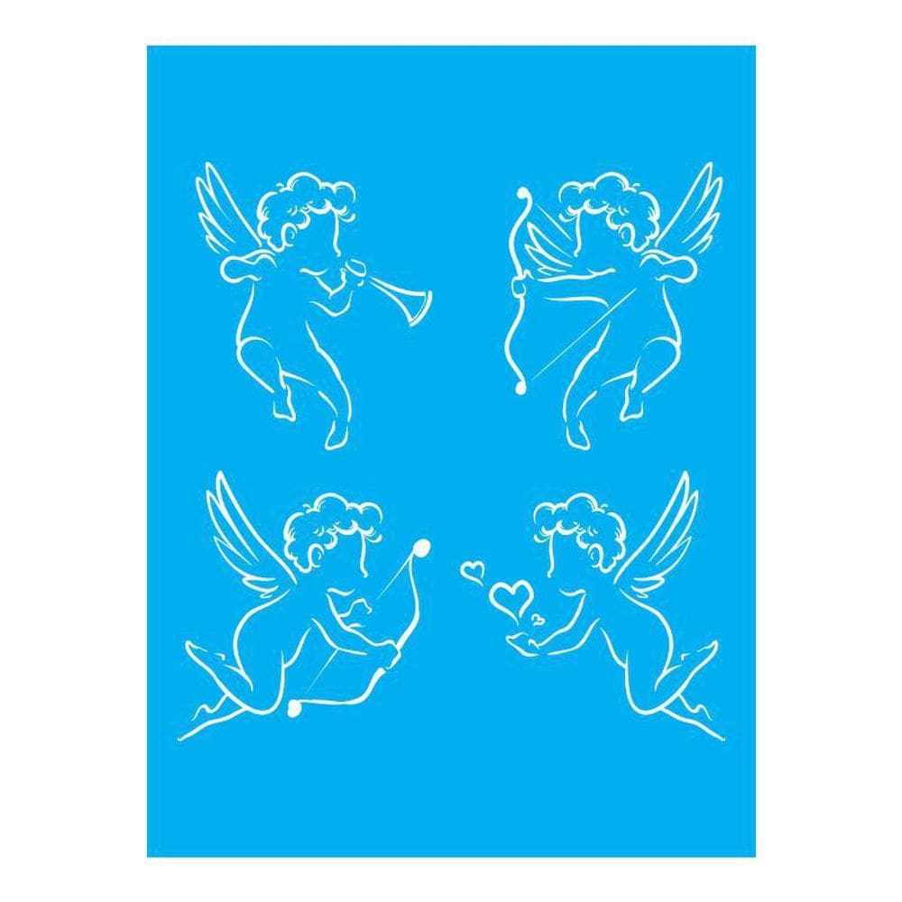 Stencil Tamako Anjos - 15X20 - Ref A2082