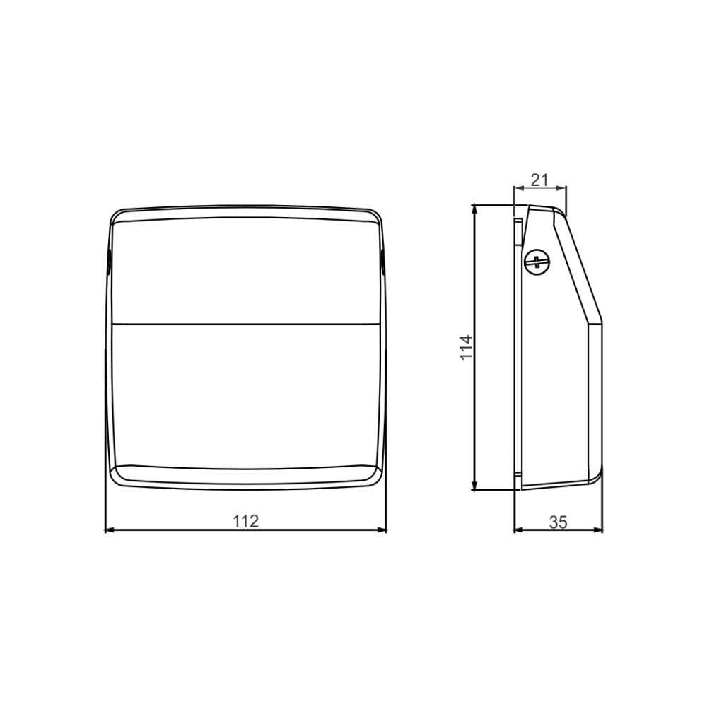 Acabamento Válvula Descarga Universal - Preto Fosco