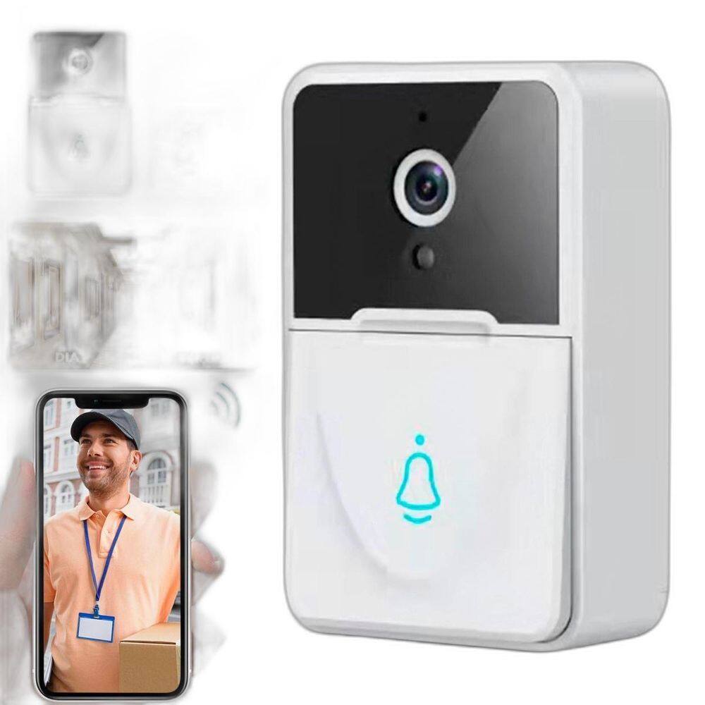 Interfone Visual Inteligente Doméstico Hd 1080P Porta Wi-Fi