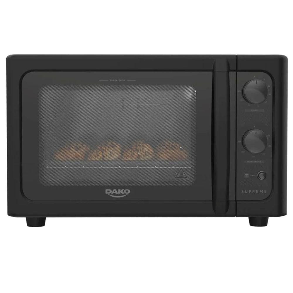Forno de Bancada Eletrico Dako Supreme 44L Preto 220v