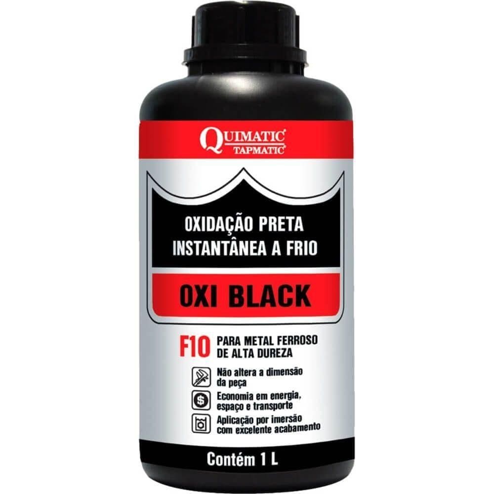 Oxi Black F10 Oxidação Preta A Frio 1 Litro - Cb1 - Tapmatic Oxi-black F10 1lt Frasco Tapmatic Cb1