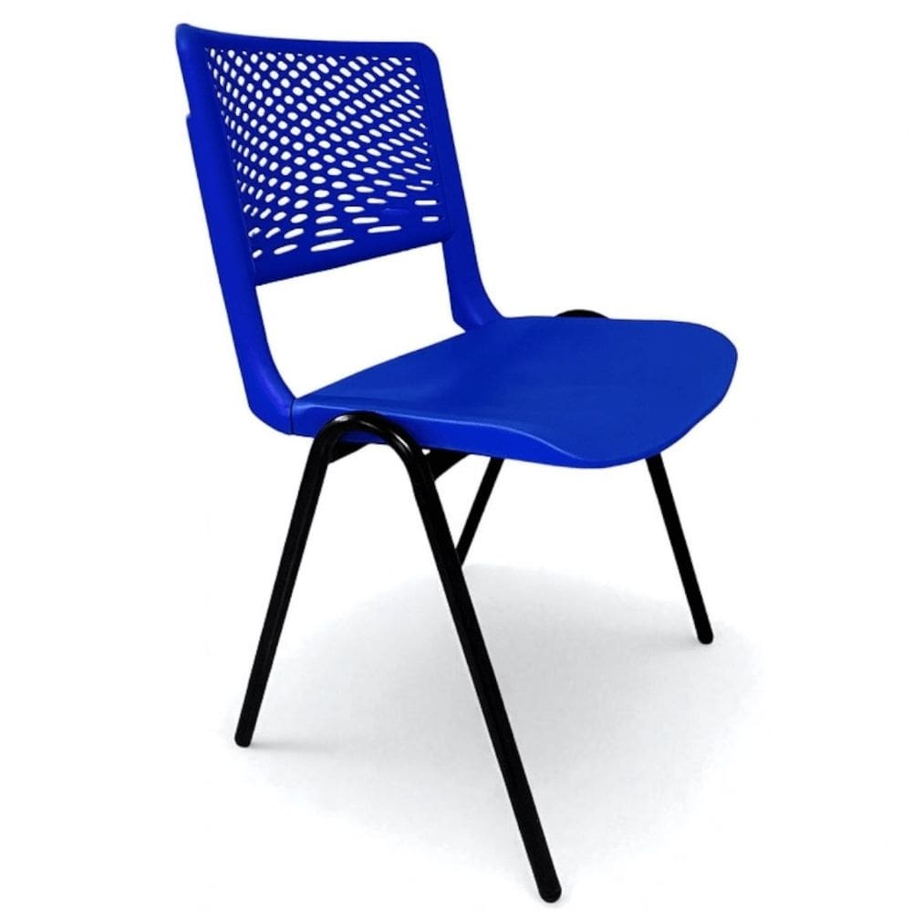 Cadeira de Plástico Resistente e Pés em Metal Verona Bege