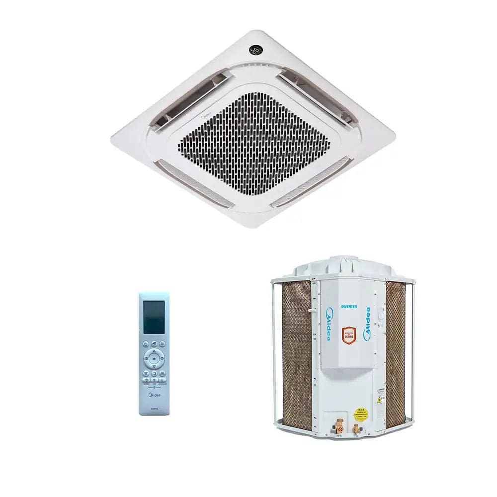 Ar Condicionado Split Inverter Cassete 4 Vias Midea Connect 24.000 Btus Frio 220v R-32
