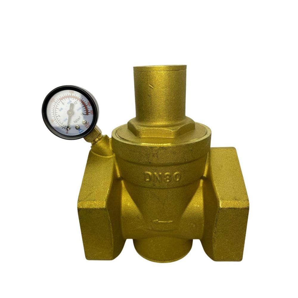 Vrp Tk- 905 Valvula Redutora Pressao Latao Manometro Dn 3