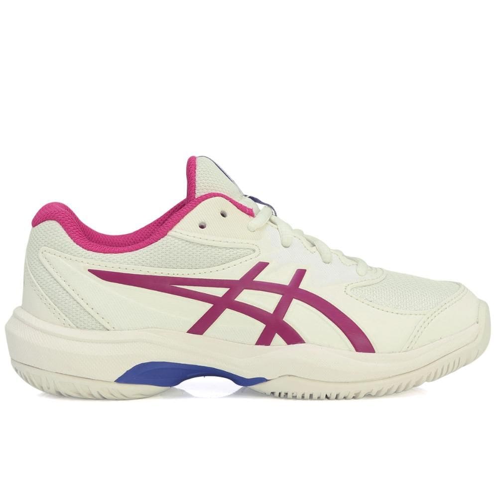 Tênis Asics Gel Game GS Infantil Creme e Rosa