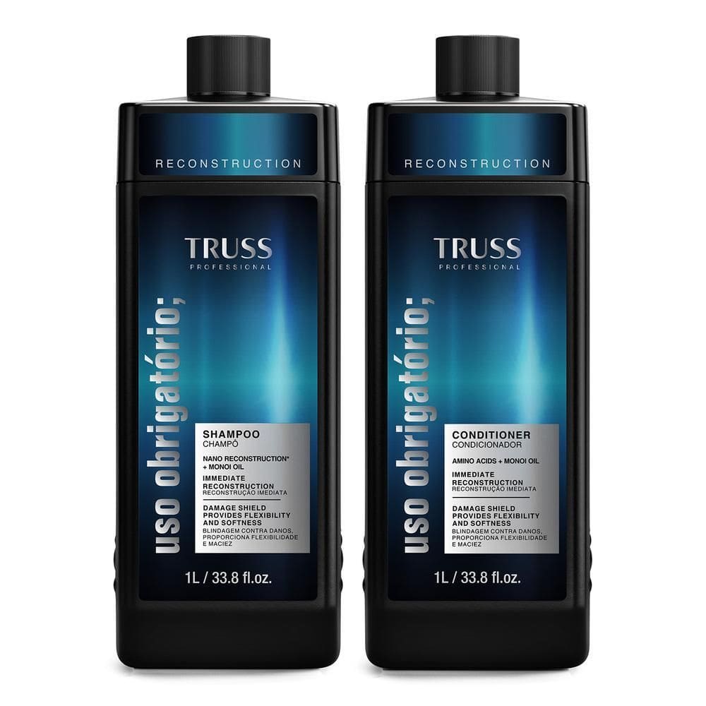 Truss Uso Obrigatório Kit Shampoo Condicionador 1L