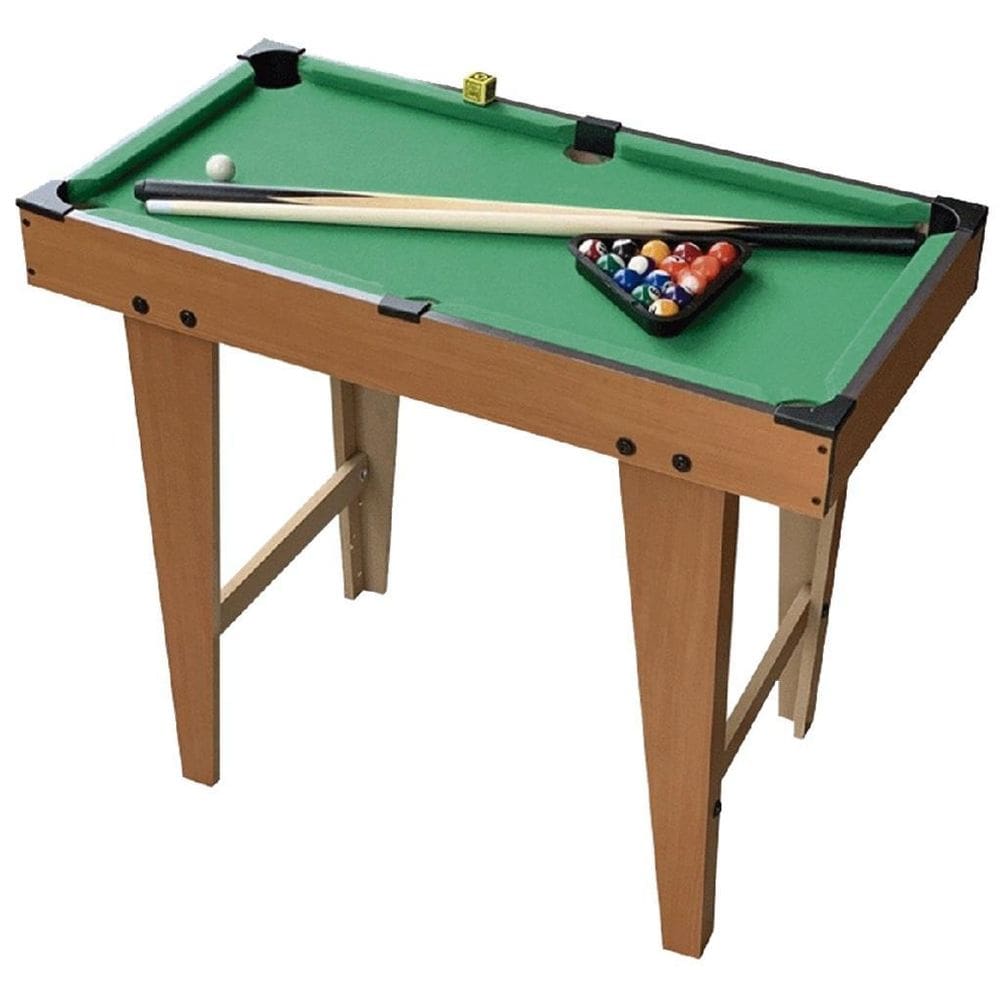 Mini Mesa De Bilhar Jogo Sinuca Infantil Completo Em Mdf