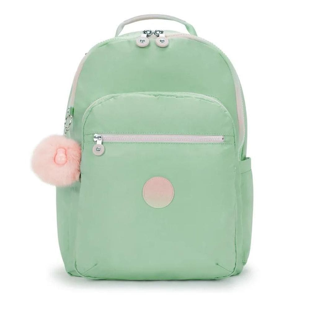 Mochila Kipling Seoul Soft Green Met