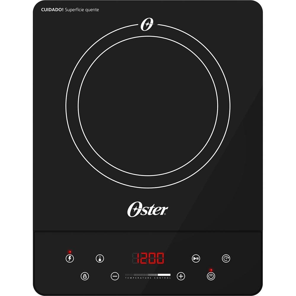 Cooktop De Indução 1 Boca Oster Touch Screen Otop100-127V