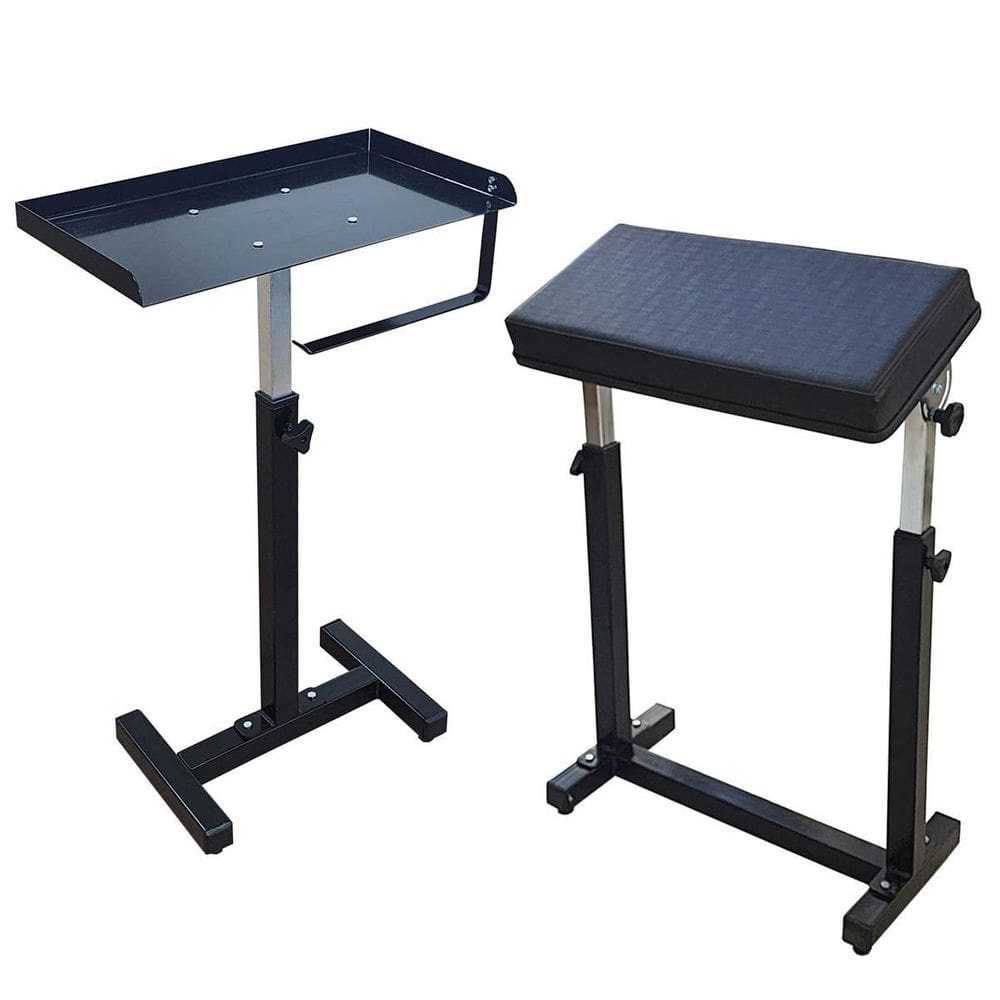 Kit Tattoo Bancada + Apoio Braços Tatuador Regulagem Altura