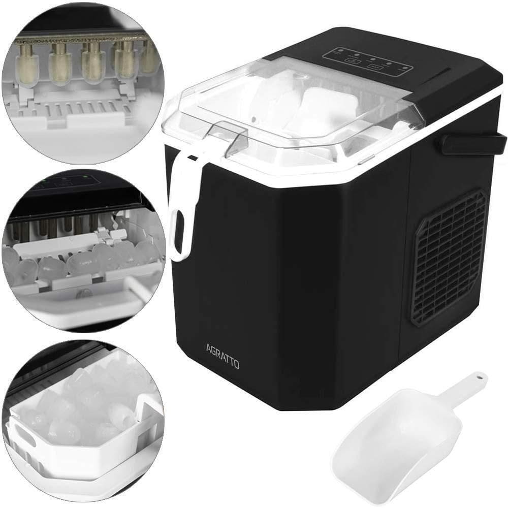 Maquina De Gelo 12 Kg Com Sensor De Cesta Cheia Mg Agratto