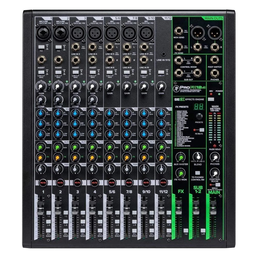 Mixer De Audio Profx 12V3 Mackie