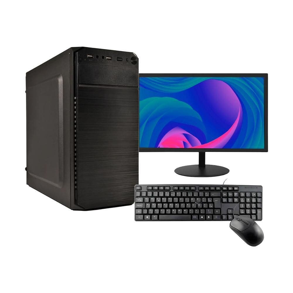 Computador Completo Intel I3 4Gb Hd 500Gb Monitor 19