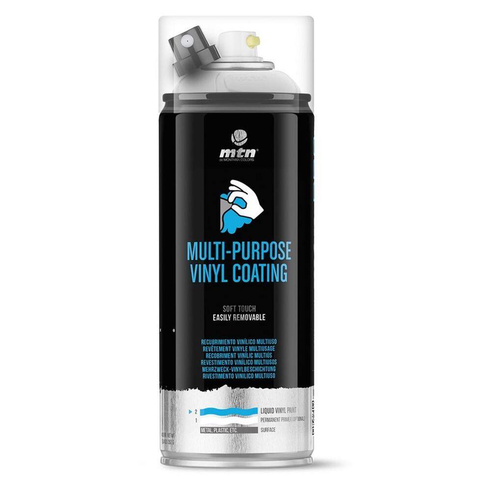 Tinta Spray Envelopamento Líquido Preto Met 400Ml Pro Mtn