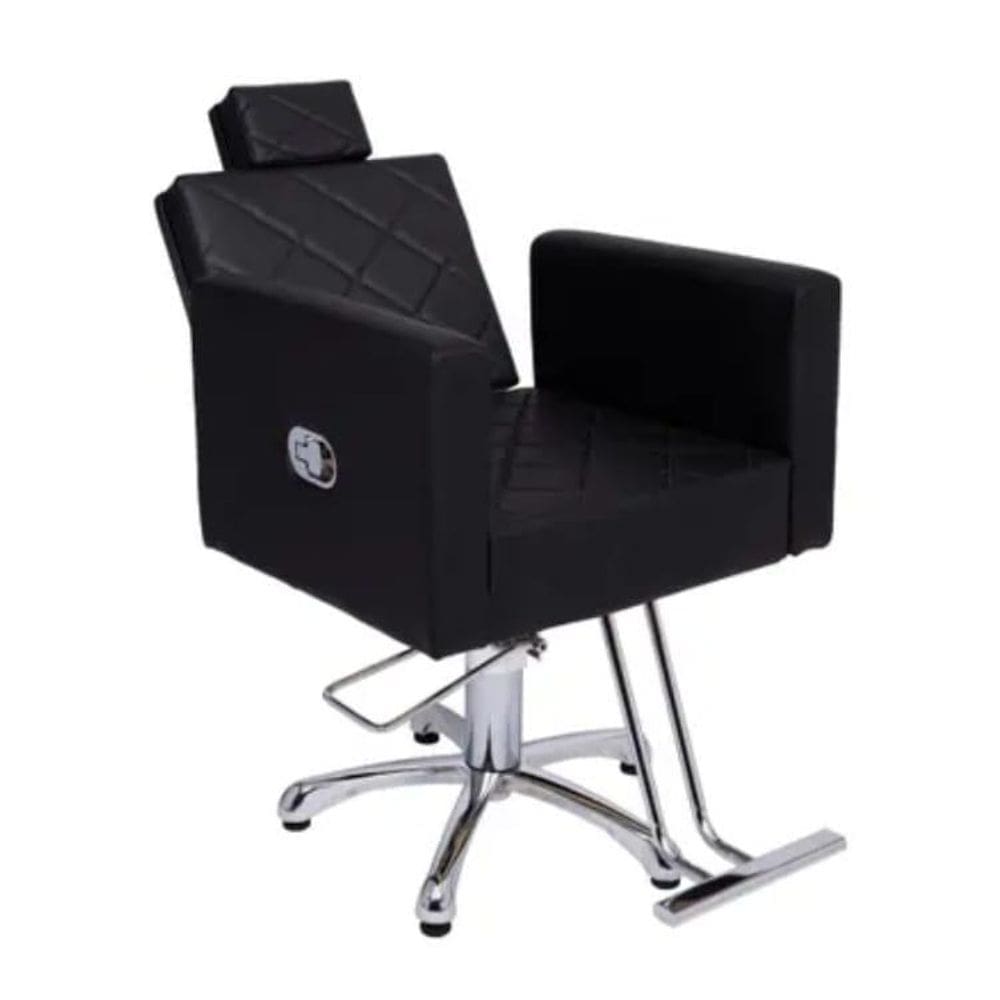 Cadeira De Salão D Beleza Cabeleireiro Hidráulica Reclinável