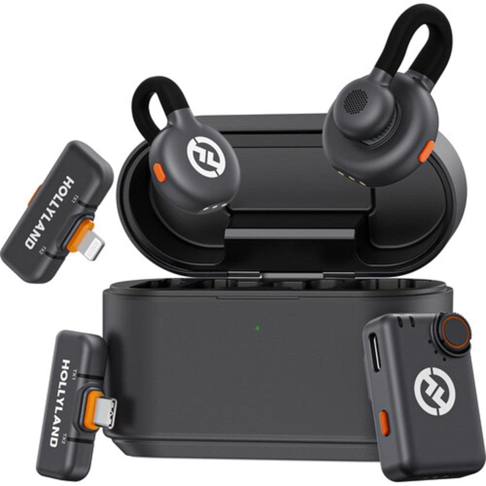 Microfone Hollyland Lark M2S Ultimate Combo Duplo 2 Pessoas