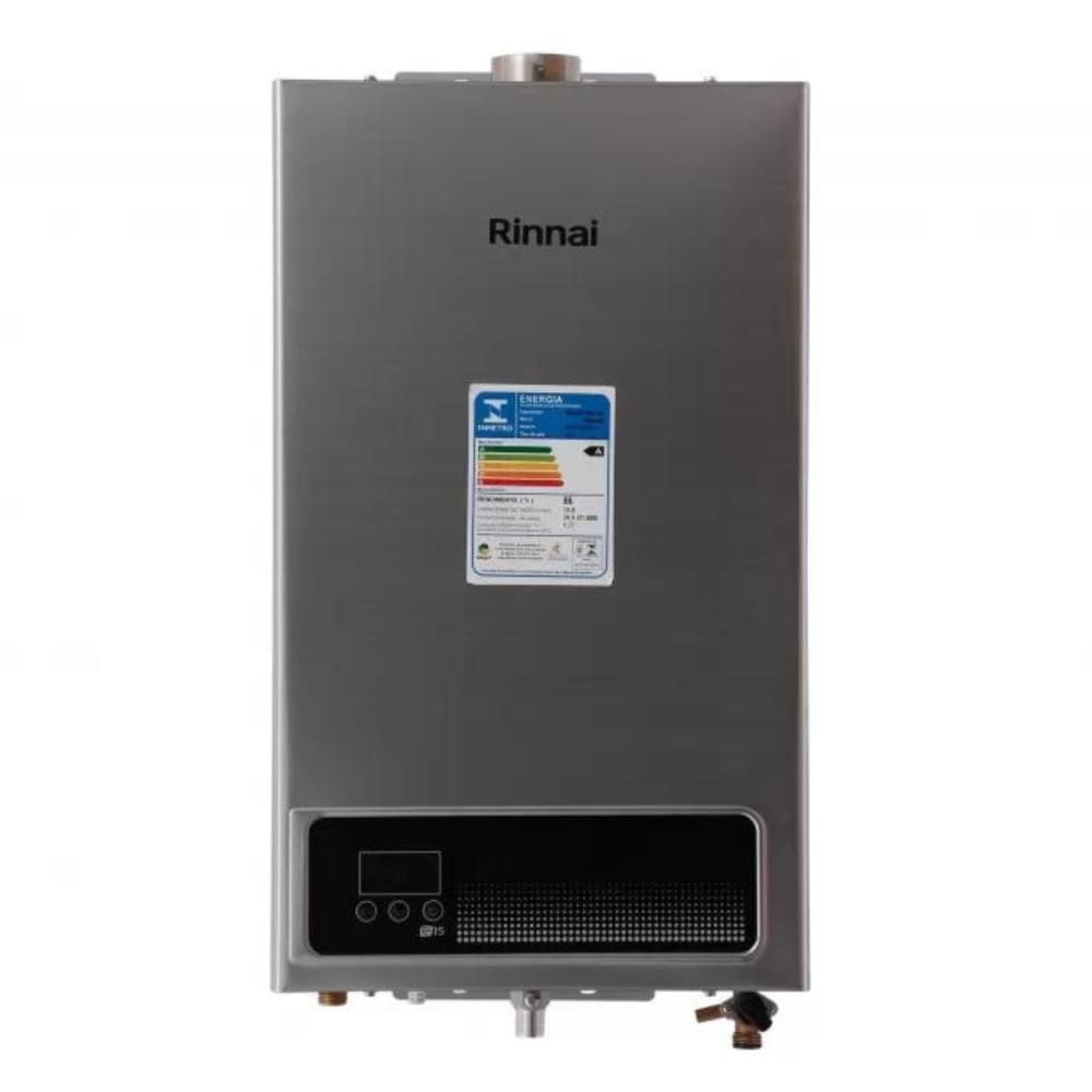 Aquecedor De Agua A Gás Rinnai Digital Glp 15L Reu-E151 Feh
