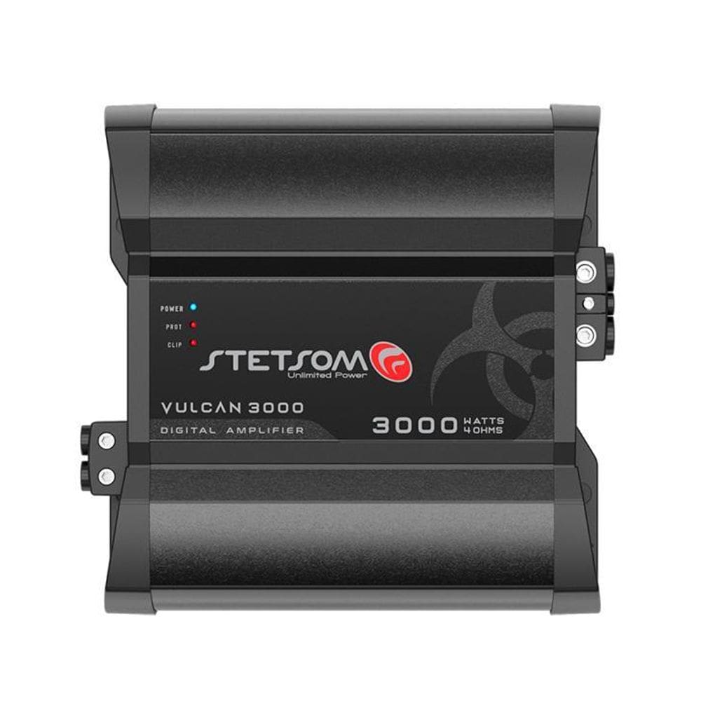 Módulo Amplificador Stetsom Vulcan 3000 Wrms 1 Canal 4 Ohms