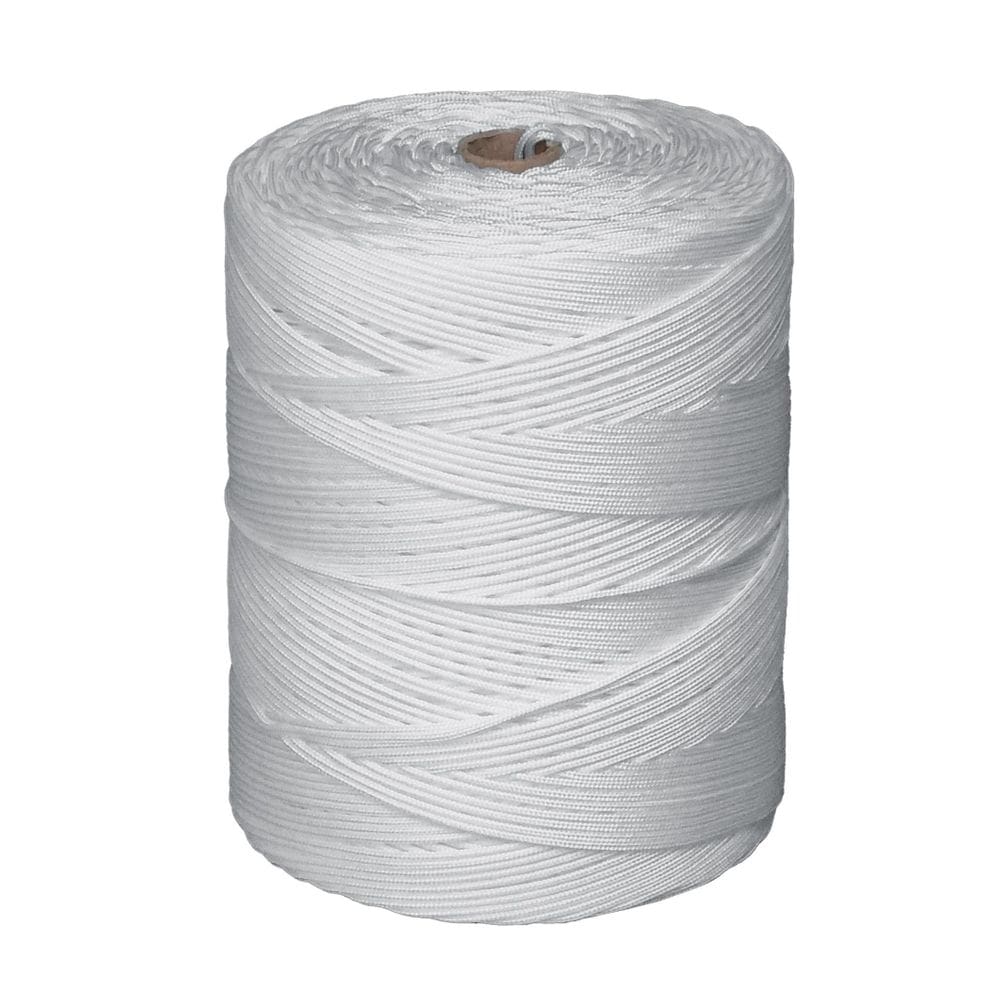 Bobina Corda Fio 4Mm Trançada Polipropileno Seda - Branca