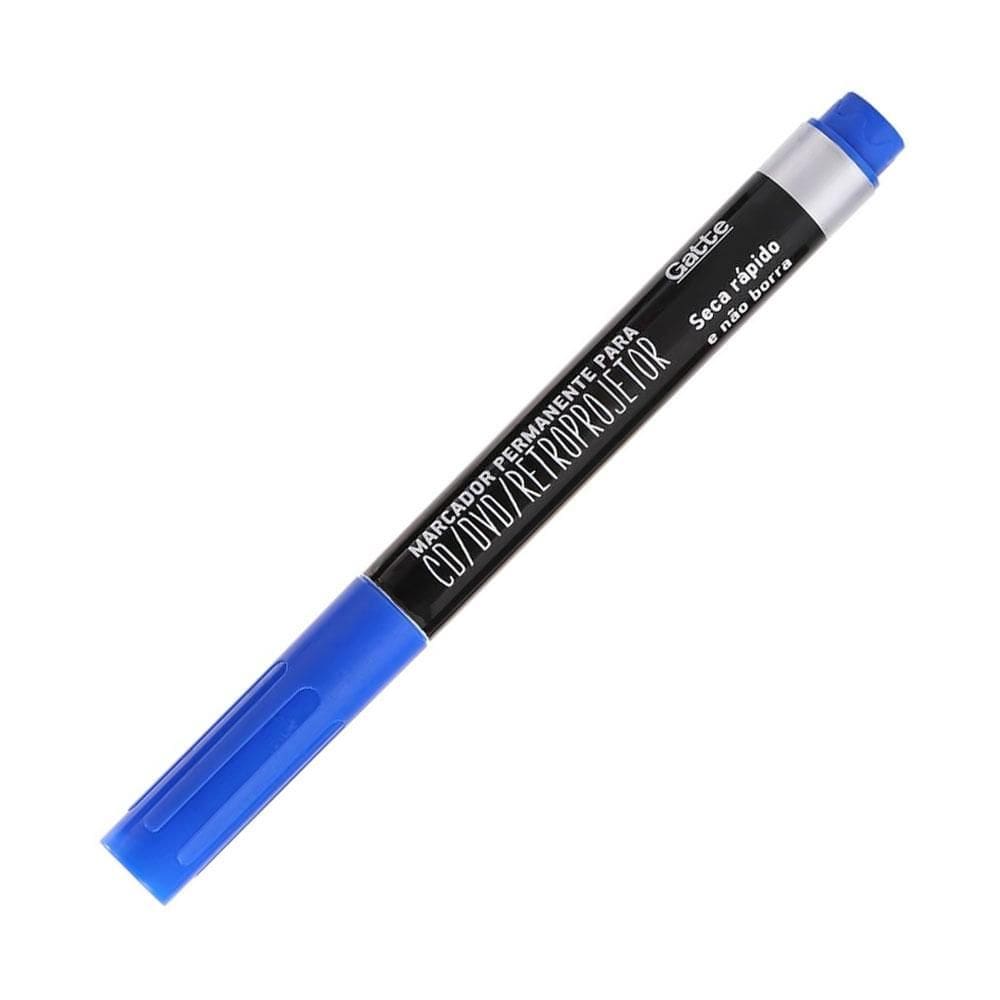 Pincel para retroprojetor 2mm Azul - Gatte