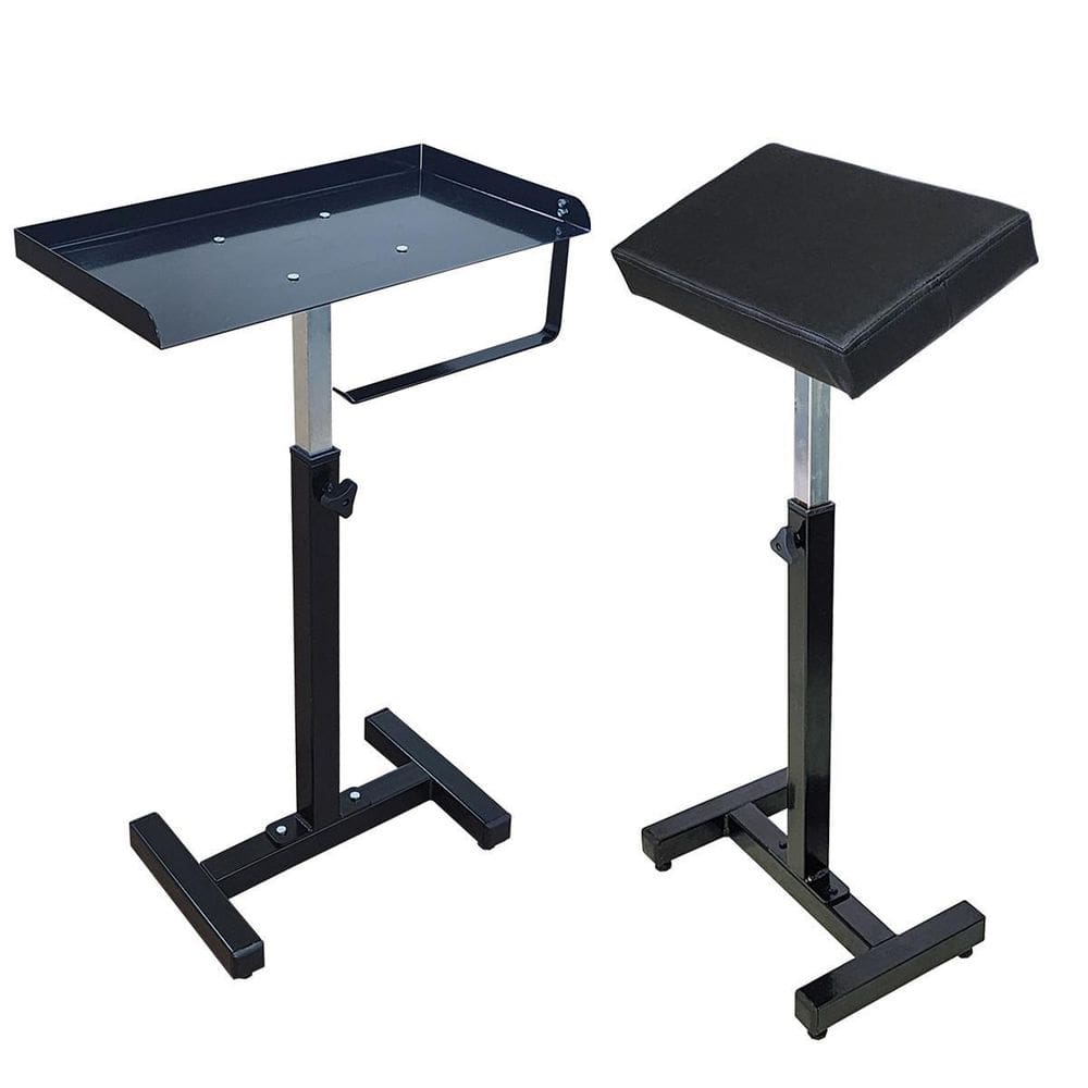 Kit Tattoo Bancada E Apoio Braços Tatuagem Regulagem Altura