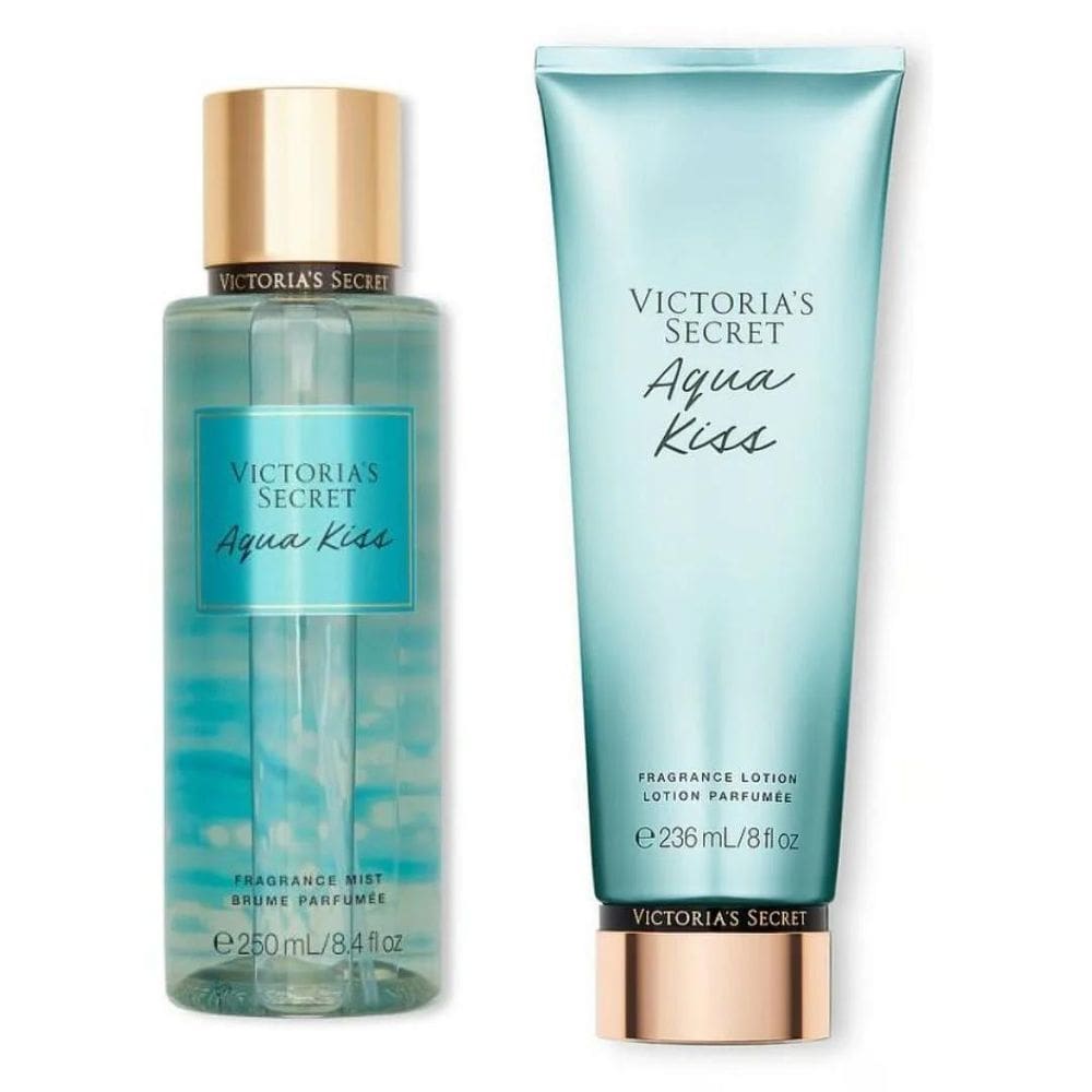 Kit Body Splash E Hidratante Aqua Kiss