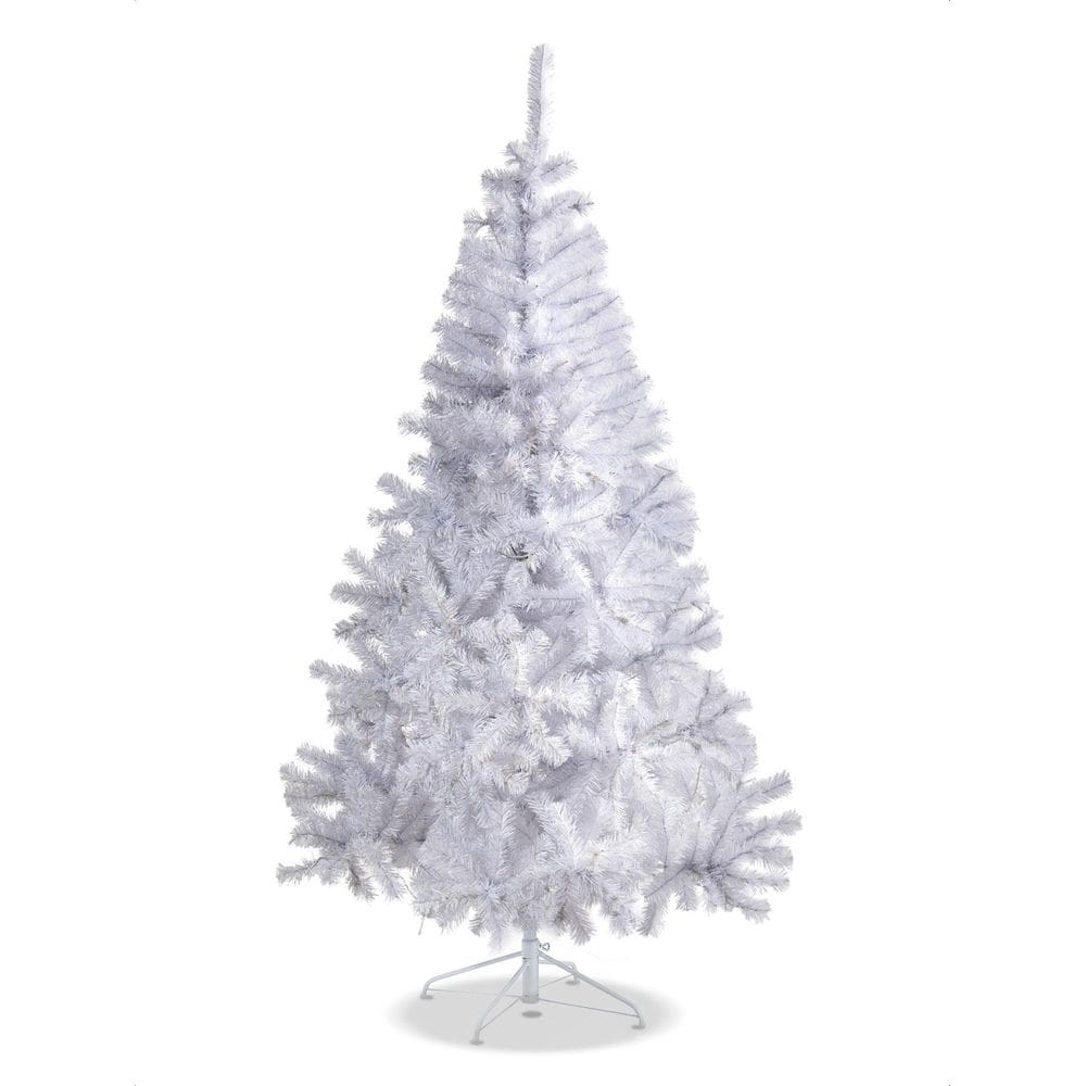 Árvore De Natal Branca 1,80Cm 707 Galhos Cheia Pinheiro Luxo