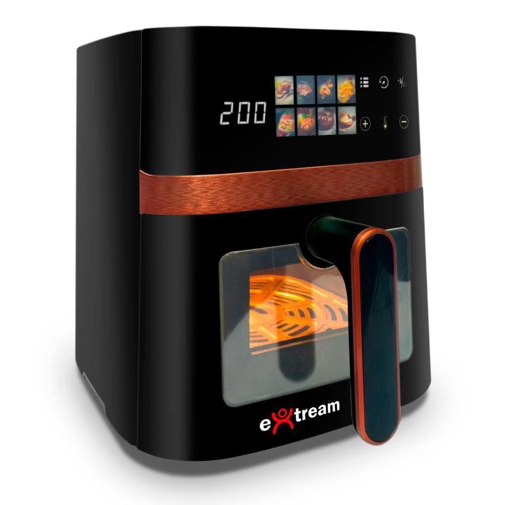 Air Fryer Fritadeira Elétrica Digital Extream 5,5L Cobre 220