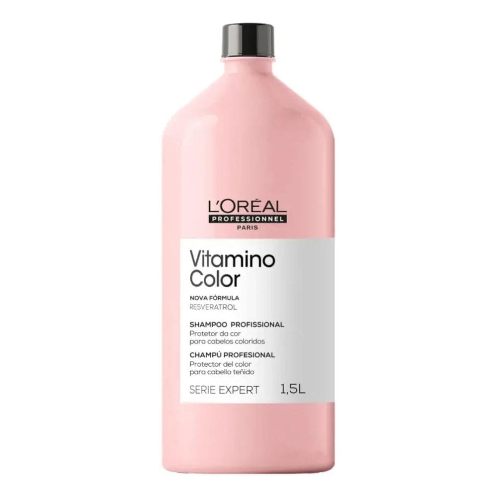 Loréal Vitamino Color Resveratrol Shampoo 1500Ml Trata Cor