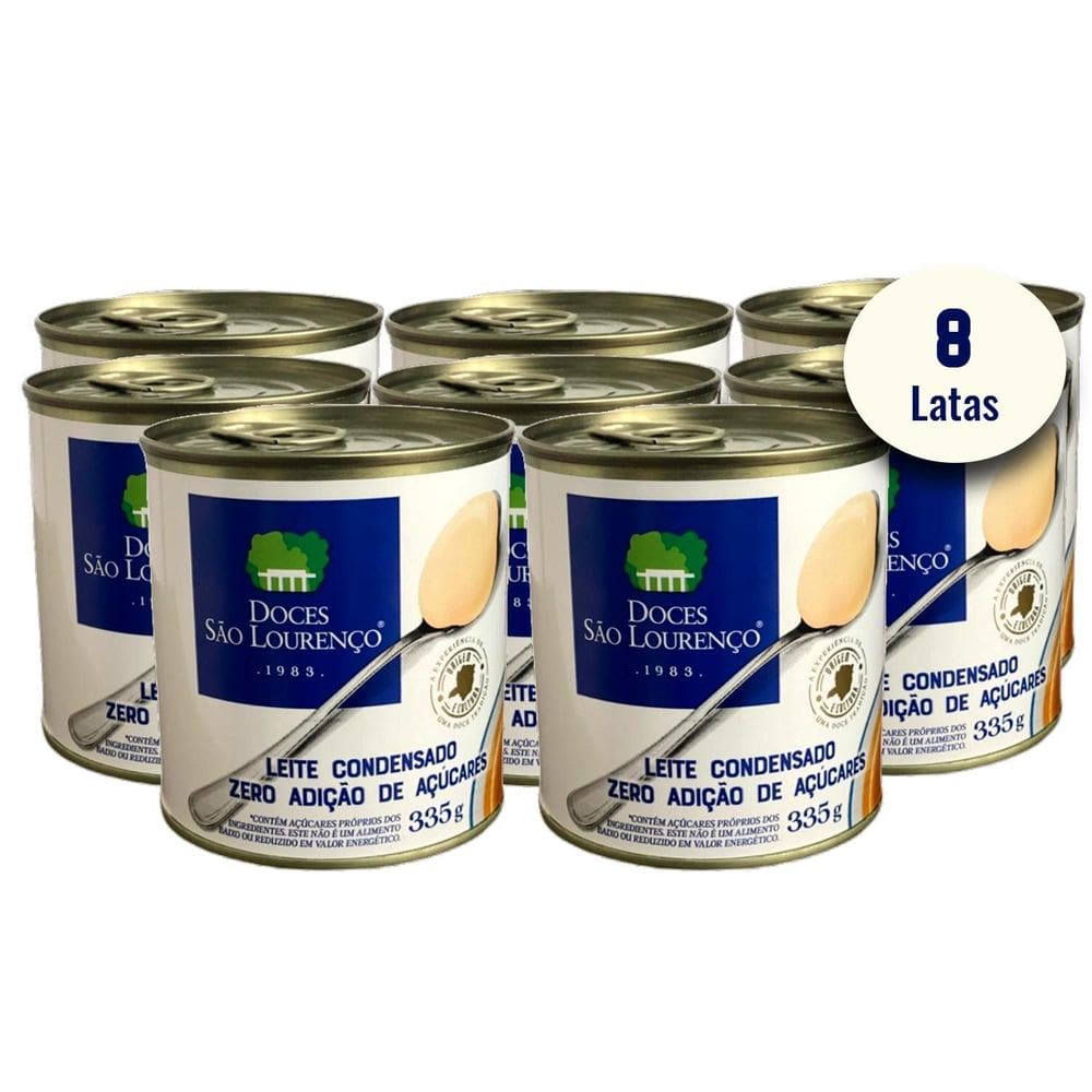 Leite Condensado Diet São Lourenco 335G  8 Latas
