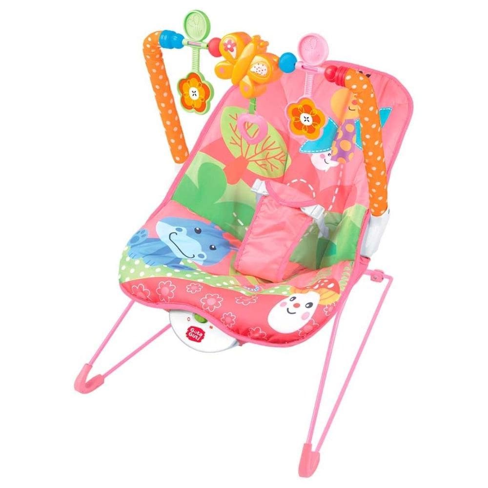 Cadeirinha Descanso Cadeira Vibratória Musical Bebê Guta