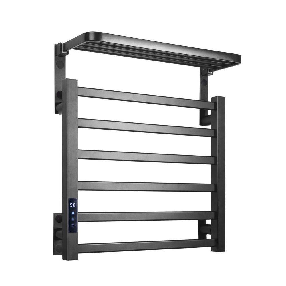 Toalheiro Elétrico Térmico Aquecido 45X 50 - Preto - 110V